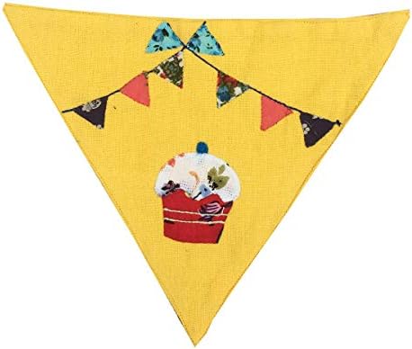 Lana Paws Handmade My Cupcake Slip-On Dog Bandana Scarf