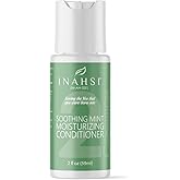 Inahsi Soothing Mint Moisturizing Conditioner | Hair Conditioner for Men, Women, or Kids with Curly Hair | Hair Products for Naturally Curly Hair 2 oz | Made in the USA