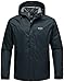 Wantdo Men's Lightweight Rain Jacket Breathable Hiking Windbreaker Hooded Windproof Raincoat Packable Sportswear
