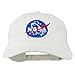 e4Hats.com NASA Insignia Embroidered Pigment Dyed Cap - White OSFM