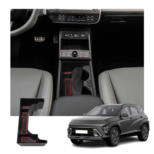 BIBIBO Storage Box For H*yundai Kona SX2 EV Hybird 2024 2025 Center - View #2