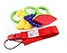 ZIZU Baby Teether Toys with Pacifier Clip - Set of 3