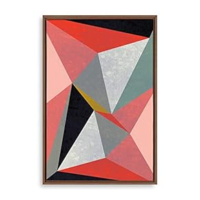 Framed Canvas Home Artwork Decoration Golden Abstract Art Canvas Wall Art for Living Room, Bedroom - 16x24 inches