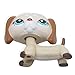 tongrou #1491 Rare Littlest Pet Shop Tan Cream Dachshund Dog Blue Eyes animal LPS Toy