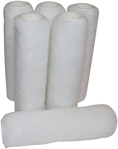 JAK Industrial 6 Pack - 9 Inch, All Purpose Paint Roller Covers 3/8 Inch Nap