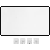Projector Screen, 4K HD Home Movie Projection Screen, 60" Anti-Crease Theater Screens Indoor Outdoor