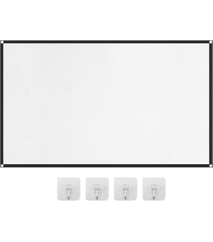 Amazon.com: Projector Screen, White Projector Screen, 16:9 No