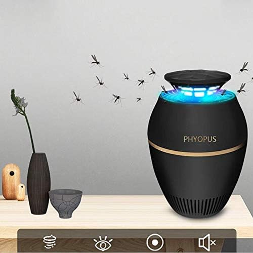 Tonsyl Mosquito Trap Killer Kids Safe USB with USB Pin Powered for Indoor & Outdoors (Black) Electronic LED Mosquito Killer Lamps Machine