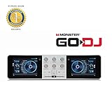 Monster GO DJ Portable Mixer Digital Turntable with LCD Touch Screen and 1 Year Free Extended Warranty