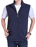 Gihuo Men's Golf Lightweight Photo Vest Fishing Travel Safari Vest