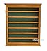 49 Golf Ball Display Case Cabinet Wall Rack Holder w/98% UV Protection Lockable, Oak Finish (GB49-OA)