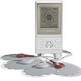 Tens Unit Electric Muscle Stimulator Machine for Pain Management - IQ Massager Mini 2 - Silver