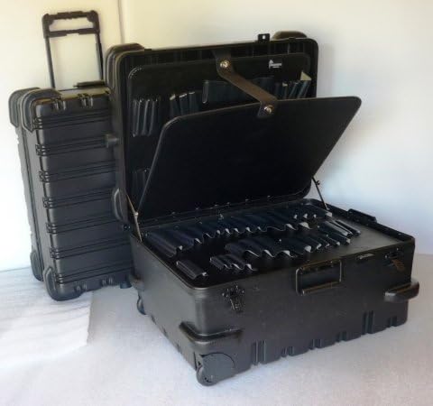Contractor 3 Pallet Tool Case with Built-in Cart by Chicago Case Company