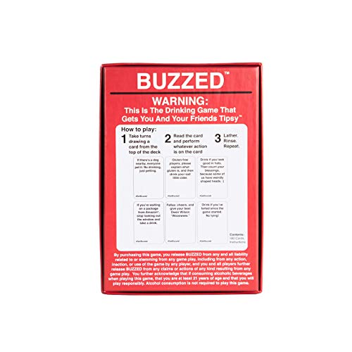 Buzzed The Hilarious Party Game That Will Get You & Your Friends