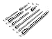 TEKTON 1660 Combination Wobble Extension Bar Set, 9-Piece