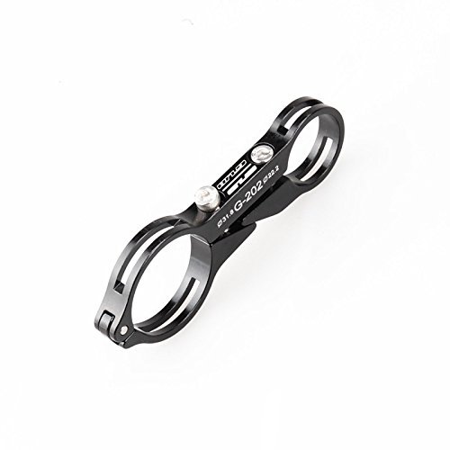 BESTEAM Double Handlebar Extender Holder for Bike Mounts, Flashlights, Speedometer Extension Installation - Thumbnail 2