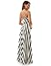 PattyBoutik Women’s Striped Spaghetti Strap Maxi Dress