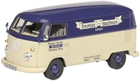 Schuco 450892100 - VW Transporter T1, Van DACHSER SPEDITION, Resin, Scale 1:3 2, Blue/Yellow