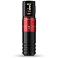 Xnet Vipera Adjustable Stroke Tattoo Machine - Wireless Tattoo Gun, Rotary Cartridge Tattoo Pen with 2400mAh Battery Coreless Motor Tattoo Supply for Professional Tattoo Artists & Beginners, Red
