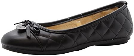 Girls Kid Party Flat Studded Pointed Toe T-BAR Buckle Pumps Ballerina Shoes Size UK (1-13)