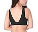 Intimate Portal Women Anabel Wire Free Mesh Bra w Pockets Non-Wired Black 36C