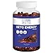 Kiss My Keto Caffeine Pills - Pure MCT Oil C8 + 200mg Caffeine + 400mg L-Theanine, Clean Focus and Clarity, Natural Extended Release Softgels for Energy, Mental Focus, and Alertness, 30 Day Supply