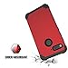 Essential Phone PH-1 Case,CASY MALL 3-Layer Heavy Duty Hybrid Full-Body Protect Case for Essential Phone PH-1 (Red)