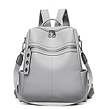 Maxoner Small Leather Women Backpack Purse for
