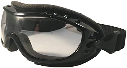 Fit Over Glasses Motorcycle Riding Goggles - Clear Lens - Cycle Clear Model ZO2