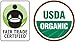 DARK SUMATRA ORGANIC Fair Trade Coffee | Whole Beans | 1 Lb Bag | Rich/Bold Dark Roasted | Single Origin | Premium Quality & Taste
