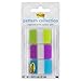 Post-it Pattern Collection, Durable Tabs, 1 in. x 1.5 in., Violet, Lime, Aqua, 12 Tabs of Each Color, 36 Tabs/Pack, (686-LVAT)