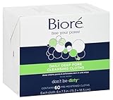 Biore Daily Deep Pore Cleansing Cloths 60 Count (3 Pack)
