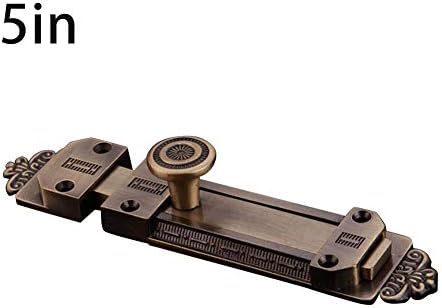 luckything Door latch Zinc alloy Door closures Sliding bolt perfect for bathroom, bedroom and cabinets, wooden door shed 102mm / 4.01"