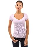 PattyBoutik Women's Sweetheart Ruched Front Top