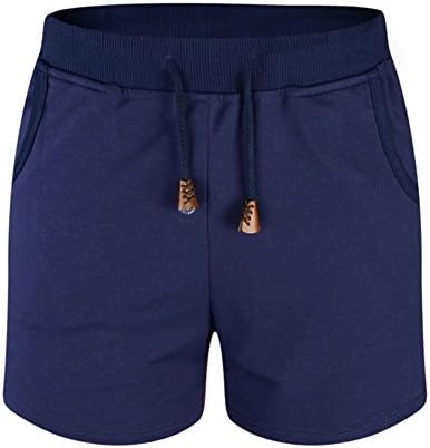 nuosife Women's Stretch Board Short Wide Waistband Swimsuit Bottom Solid Swimming Panty, Navy Blue, XX-Large