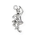 Corinna-Maria 925 Sterling Silver Scottish Dancer Charm