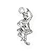 Corinna-Maria 925 Sterling Silver Scottish Dancer Charm