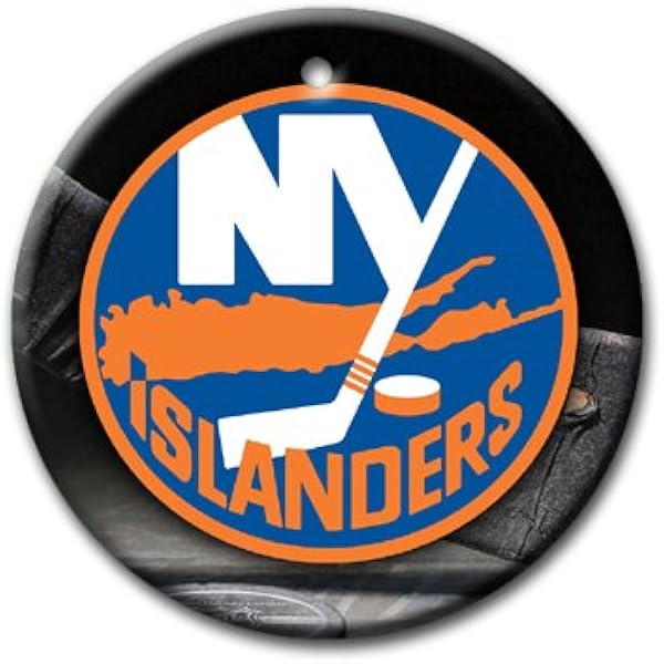 Amazon Com Mydply Islanders Hockey Ornament Round Porcelain Christmas Great Gift Idea New York Furniture Decor