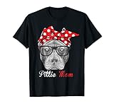 Pittie Mom Shirt for Pitbull Dog Lovers-Mothers Day