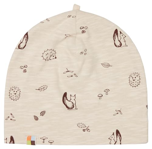 loud + proud Beanie aus Slub Jersey mit Druck, GOTS Zertifiziert