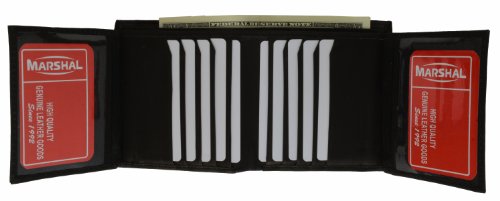 Bifold Business Credit Card Case Leather Wallet #2192CF