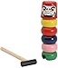 Daruma Otoshi (Wood Stack Striking Game) Japanese Traditional Toy