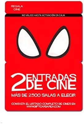 Tarjeta Regalo de entradas de Cine – 2 entradas de Cine: Amazon.es: Electrónica