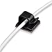Cable Clips Organizer - Cord Management Clamps, Desktop Cord Holder Hider, Conshine Self Adhesive Charging Cable Management System for Car, Office and Home (50-Pack)