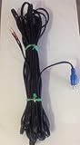 Bose speaker replacement wire black 18'+ RCA to b/w