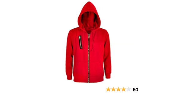 money heist red moletom com capuz