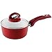Bialetti Aeternum 10 Piece Nonstick Cookware Set, Ceramic Interior, Red