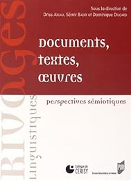 Documents, textes, oeuvres