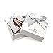YFN 925 Sterling Silver Ship Anchor Pendant Necklace with Created Ruby Jewelry for Women