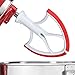 Flat Beater Blade with Flex Edge Bowl Scraper for KitchenAid 4.5 and 5 Quart Tilt-Head Stand Mixer, USA Design